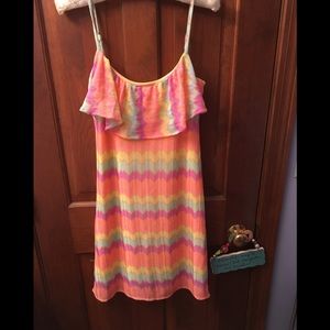 Lilly Pulitzer front-ruffle sundress--XS